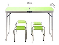 Muebles de Camping HISPEED, Mesa Plegable de MDF para Barbacoa, Mesa Plegable de Aleación de Aluminio para Exteriores