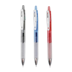 Stylos gel rétractables à pointe fine 0,5 mm Zhixin Lovein, séchage rapide, prise en main confortable pour les étudiants gauchers, corps arc-en-ciel bleu/rouge - Product Image 5