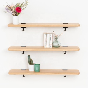 Supports d'étagères en forme <span class=keywords><strong>de</strong></span> <span class=keywords><strong>U</strong></span>, supports <span class=keywords><strong>de</strong></span> bricolage en fer et en acier, montage mural, métal, hauteur réglable, supports d'étagères flottants, pince pour étagères - Product Image 6