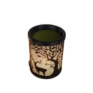Outlet Lilin Beraroma, Plug In Wax Hangat Logam Hitam Hutan Gaya Rusa Besar - Product Image 1