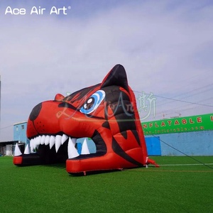 Tenda Gonfiabile Gigante a Forma di Testa di Cane, Tunnel per Eventi Sportivi all'Aperto, Gazebo Parasole per l'Ingresso della Squadra - Product Image 3