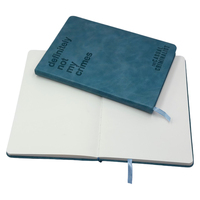 Individuell Bedruckter Leder-Notizbuch-Umschlag Großhandel Werbegeschenk PU-Journal mit Stiftschlaufe & Lesezeichen-Riemen