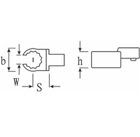 Clé à fourche professionnelle Stahlwille 733/10 de qualité industrielle avec insert annulaire, idéale pour les espaces restreints