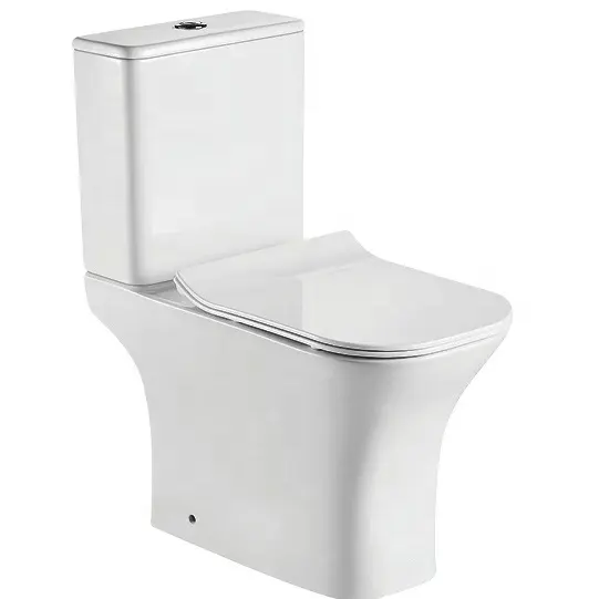 High Quality Ceramic Wc Ready Made Set White Colour Sanitary Ware Toilet With Seat Cover