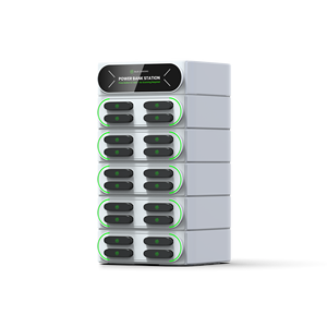 Kiosque de <span class=keywords><strong>location</strong></span> de station de batterie externe avec logo personnalisé Station de charge rapide multi-appareils Louer un chargeur de 6000 Mah Casier public avec bouton - Product Image 4