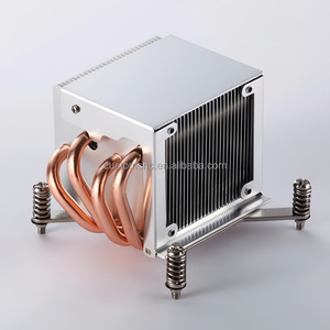 사용자 정의 방열판 물 냉각 판 컴퓨터 PC 서버 <span class=keywords><strong>CPU</strong></span> 쿨러 라디에이터 알루미늄 액체 냉각 쿠퍼 히트 파이프 방열판 - Product Image 4