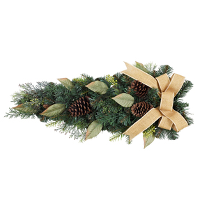 Good Quality Customized Teardrop Shaped Home Decors Christmas Swag <b>Door</b> Teardrop Garland Swag - Product Image 1