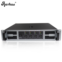 Amplificador de Potencia Aarhus SY-4250 de 1000W y 4 Canales Clase AB con Función de Radio, Diseño Moderno, Control por Voz, Carcasa Metálica, Impedancia de 8 Ohmios