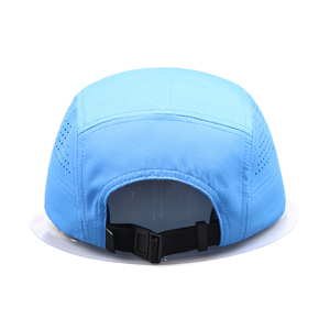 Mũ lưỡi trai ngoài trời tùy chỉnh, không cấu trúc, lỗ cắt laser, chống thấm nước, vành phẳng, <span class=keywords><strong>5</strong></span> tấm - Product Image 2