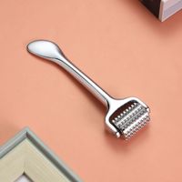 Rouleau de derma à deux fonctions un côté est guasha un côté est le rouleau de Microneedle pour le logo d'OEM de visage