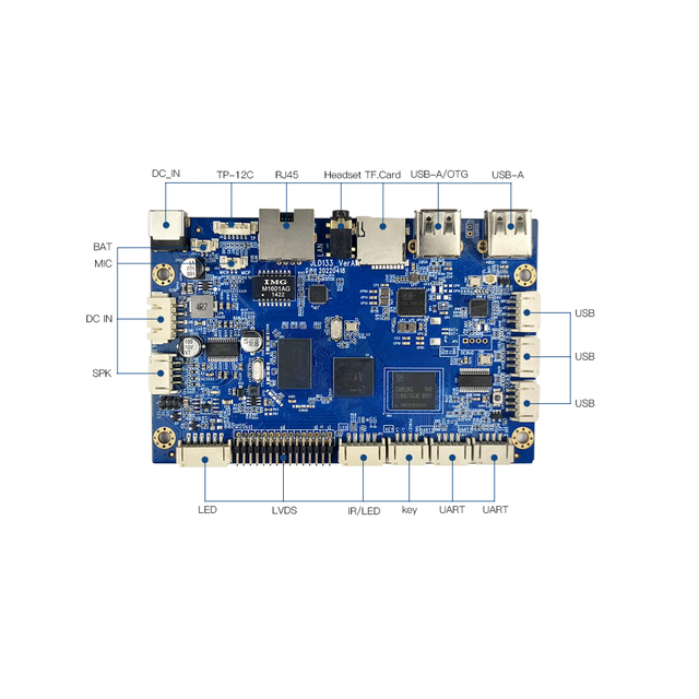 JLD JLD-A13 4-Layer Multilayer PCB Android Controller Board with LCD Display Module for Digital Scales & Advertising Kiosks