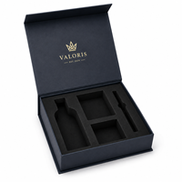 Caja de Regalo Magnética Rígida de Lujo Personalizada con Estampado en Dorado y Embalaje de Cartón
