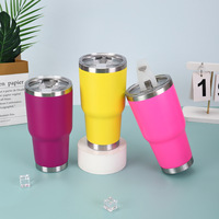 Fête en plein air sans BPA Gravure laser 30oz Sublimation Bouteille d'eau potable de jus Vasos Gobelet à vin Tasse à vide