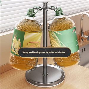 Modern Design Rotating Carbon Steel Kitchen <b>Storage</b> Rack Cutlery Holder Waterproof <b>Tabletop</b> Spoon Organizer - Product Image 2