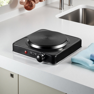 Plaque de cuisson électrique en céramique compacte, multifonctionnelle, portable, pour la cuisson et la cuisson à la vapeur, prise EU/US - Product Image 1