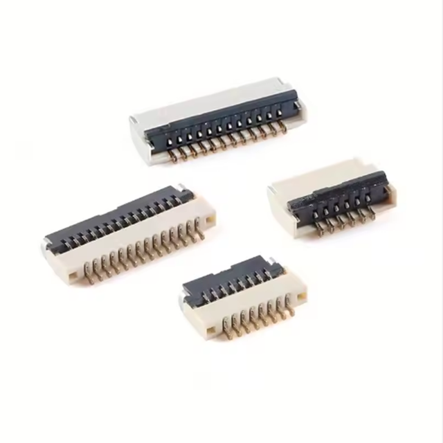 0.5mm Pitch Fpc Connector 4P-40P Horizontal Smt Type Flip-lock 1.0 Pitch Ffc/fpc Connector