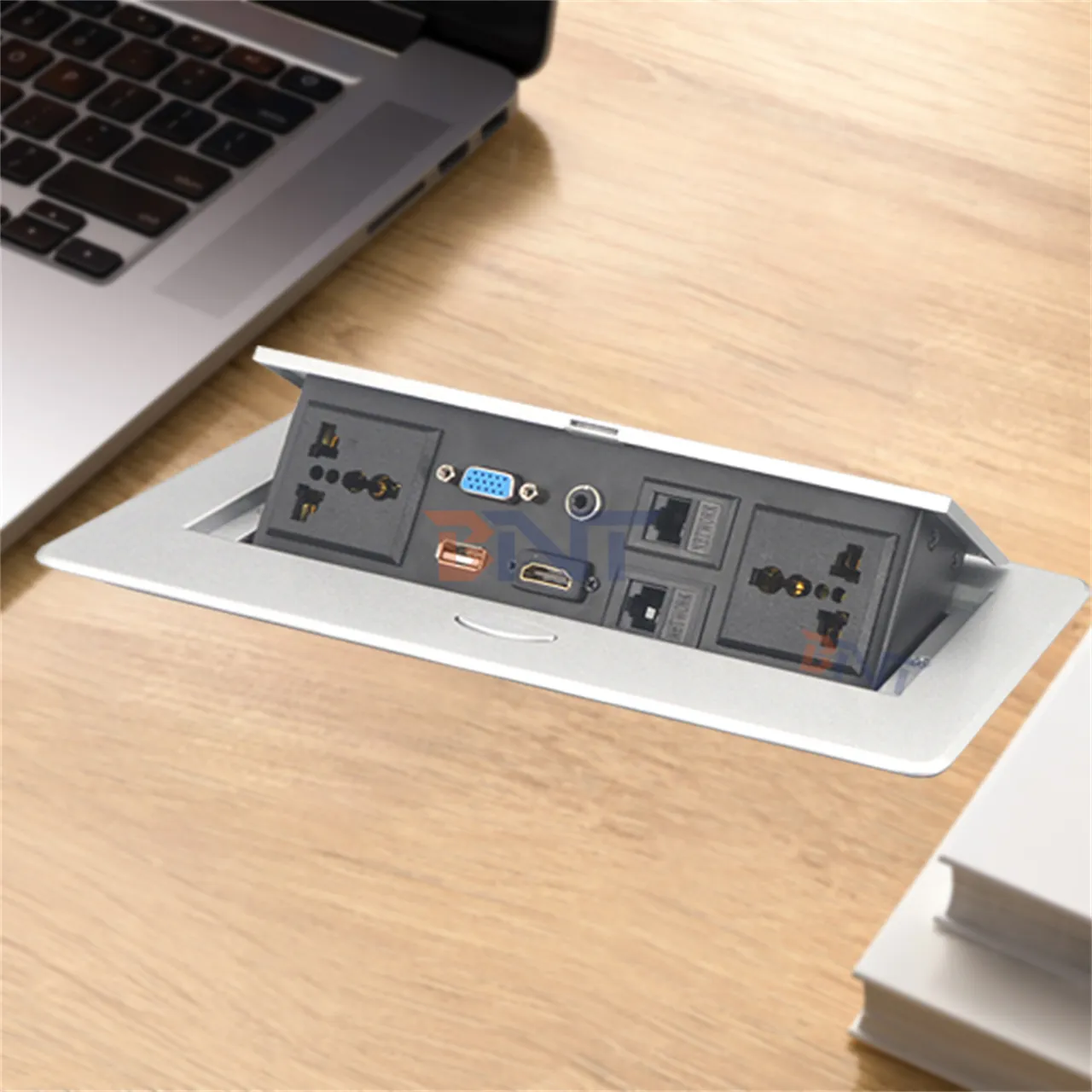 Mejore su mesa de conferencias con la toma de corriente de aleación de zinc multifuncional de escritorio universal Boente