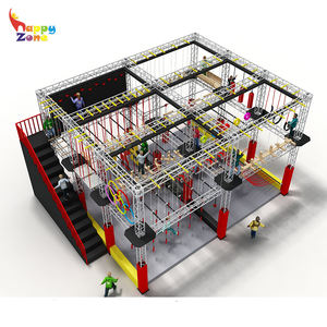 Course de guerrier <span class=keywords><strong>Ninja</strong></span> à deux niveaux certifié TUV, guerrier <span class=keywords><strong>Ninja</strong></span> pour parc mobile avec tapis ou sac d'air - Product Image 2