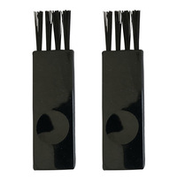 Brosse à poils en nylon noire de petite taille avec manche en plastique PP - Outil de nettoyage en gros directement de l'usine