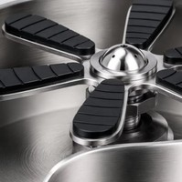 Rinse-gobelets intelligent en acier inoxydable 304 haute pression, écologique, économiseur d'eau, design moderne, pour évier de cuisine, bar, café