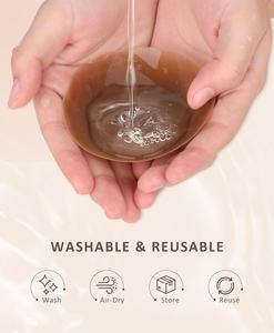 Silikon-Nippel abdeckungen für Frauen Wieder verwendbare Brust polster Wasserdichte BH-Aufkleber für Kleider No Show Nippel pasteten für nahtlose - Product Image 5