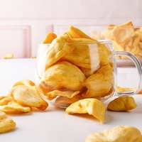 Jual Laris Langsung dari Pabrik, Keripik Buah Nangka Kering Vacuum Fried, Rasa Manis Tekstur Keras, Tanpa GMO Tanpa Pewarna, Kemasan Snack