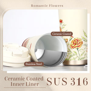 <span class=keywords><strong>Oem</strong></span> מחיר הסיטונאי tagetes patula קיר כפול קיר נירוסטה ואקום תרמי גביע נסיעות ספל עם מכסה - Product Image 3