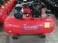 SAYI SY-V2065 100 Liter 3HP Pompa Piston Berpelumas Kompresor Udara Motor Bertenaga AC 110/220/380V Portabel Industri Konstruksi