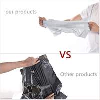 Emballage pour vêtements, enveloppe d'expédition en poly-bulles imperméable, impression par transfert thermique personnalisée, sacs d'expédition de 0,12 mm d'épaisseur pour vêtements et chaussettes