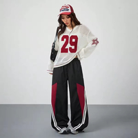 Fabricant de pulls en tricot pour femmes avec logo personnalisé, chemise en crochet, tricot rayé, imprimé de numéros, jersey surdimensionné, couverture