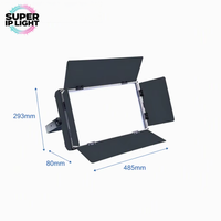 Panneau lumineux LED 200W, lumière douce, 3200~5600K, CRI≥95, DMX RDM, sans ventilateur, éclairage vidéo de studio