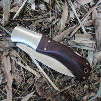 Couteau de chasse pliable tactique, couteau de survie pour le camping et le bushcraft en plein air