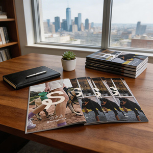 Service d'impression de brochures et de magazines personnalisés en offset, impression couleur sur papier couché, catalogue d'introduction d'entreprise - Product Image 2