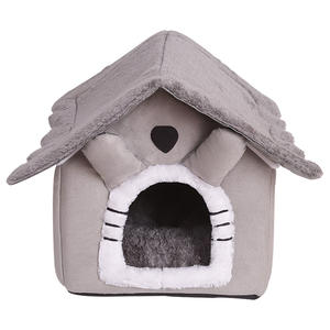 Nieuwe Opvouwbare Huisdier Huis Verwijderbare Wasbare Puppy Grot Slaapbank Voor Extra Kleine Honden <span class=keywords><strong>Medium</strong></span> Gemaakt Van Metalen Staal Thuis Konijn Gebruik - Product Image 2