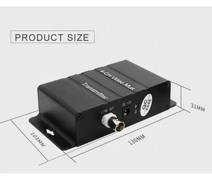 معدن قذيفة مضاعف فيديو <span class=keywords><strong>4</strong></span> قنوات DC12V <span class=keywords><strong>Balun</strong></span> متوافق مع مسافة تصل إلى متر - Product Image 6