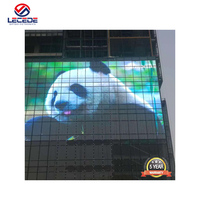 Écran vidéo en maille Led d'extérieur, p6 P20, affichage multicolores, rideau Transparent, livraison gratuite