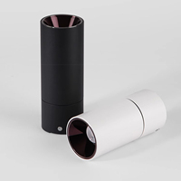 Spot LED anti-éblouissement profond, montage en surface, pliable, réglable, cylindrique, pour salon moderne, hôtel