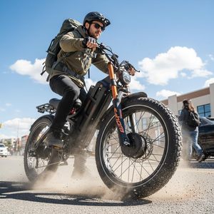 Electric Mountain Bikes For Adults 27.5/26 Custom Watt 60V Lithium Battery Full Suspension Fat Tire Off Road - Product Image 1