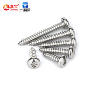 Haute qualité Offre Spéciale 304 acier inoxydable prune flûte tête cylindrique vis taraudeuse M2.9M3.5M3.9M4.8 - Product Image 5
