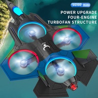 Nouveau drone quadricoptère SG100Plus2, avion RC, moteur sans balais rotatif à 360 degrés, chargeur inclus