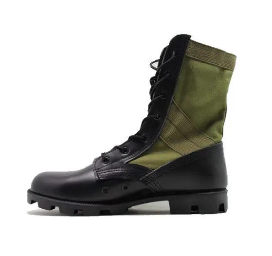 TSB910 Vienam mountain customized DMS injection panama rubber out sole duty men tactical boots with jungle shoes