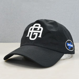 Gorra de Béisbol Personalizada con Bordado 3D del Logotipo AG, Sin Estructura, de Nailon Suave de Secado Rápido y Ajustable para Hombre y Mujer - Product Image 2