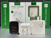 Vente chaude 40W USB C chargeur mural 2 ports adaptateur de charge rapide QC + PD 3.0 Smart EU US Plug 2A 5V/3A caméras électriques OTP