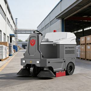 Balayeuse industrielle CleanHorse M3 pour l'extérieur, avec brosse latérale de 500 mm, large application pour les sites industriels - Product Image 1