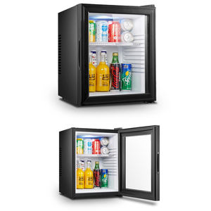 Réfrigérateur à boissons Vanace 40 litres <span class=keywords><strong>noir</strong></span> Mini réfrigérateur à <span class=keywords><strong>porte</strong></span> en verre sans bruit - Product Image 1
