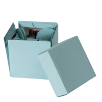 Boîte surprise d'explosion haut de gamme personnalisée pour anniversaire, emballage de bijoux (bracelet, bague) avec pelliculage mat, cadeau multicouche en gros