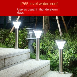 Al Aire Libre IP65 impermeable aleación de aluminio LED Solar patio césped camino luz para Parque Jardín paisaje Decoración - Product Image 2