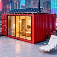 Casa Contenedor Prefabricada Modular con Estructura que Ahorra Espacio, Certificada por la CE, para Oficinas, Talleres, Cafeterías en Esquinas de Calle