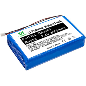 Oem 7.4V 2600mAh lithium ion chất lượng tốt có thể sạc lại thiết bị đầu cuối POS Pin cho <span class=keywords><strong>Uniwell</strong></span> cx3500 <span class=keywords><strong>Uniwell</strong></span> YT784262-2s máy - Product Image 2