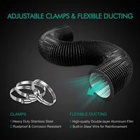Mars Hydro 150W LED FC-E1500 élèvent la lumière 2.3x2.3ft 70x70cm kits complets d'intérieur de tente de croissance avec le système futé de croissance